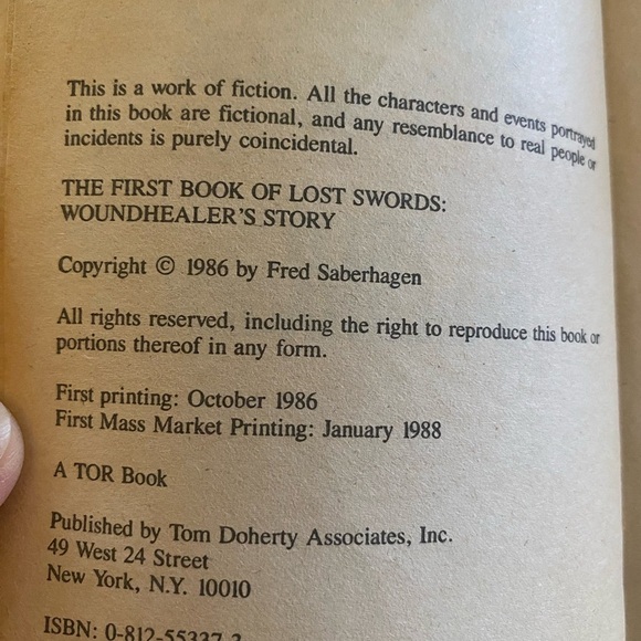 Vintage Paperback Novels Lost Swords Series Fantasy bookset of 4 Fred Saberhagen - Picture 12 of 14